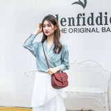 Small Shell Bag Shoulder Messenger Bag For Girl Gift Saddle Bag