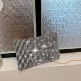 Small Rhinestone Crossbody Bag for Women - Diamond Purse Handbag