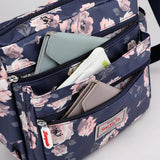 Flower Crossbody Bag Women Shoulder Bag Nylon Messenger Handbag