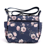 Flower Crossbody Bag Women Shoulder Bag Nylon Messenger Handbag