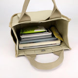 Canvas Women's Shoulder Bag Multi-pocket Casual Tote