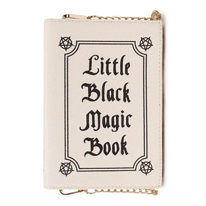 Magic Book Shape Clutch for Women Book of Spells Shoulder Chain Bag