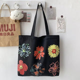Casual Canvas Shoulder Art Bag for School
