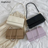 PU Leather Flap Handbag Women Shoulder Bag