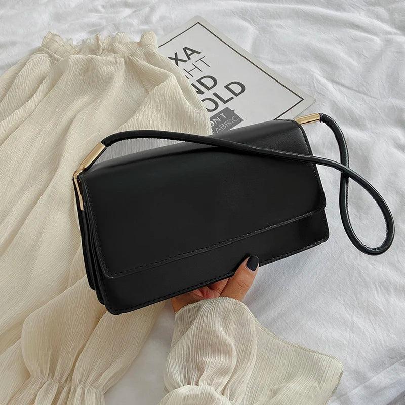 PU Leather Flap Handbag Women Shoulder Bag