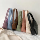 Crocodile Pattern Small Crossbody Bag Retro PU Leather Handbag