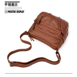 Women's PU Leather Tote Matching-all Shoulder Crossbody Purses Handbags