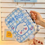 Large Capacity Cartoon Waterproof Leather Makeup Bag