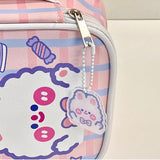 Large Capacity Cartoon Waterproof Leather Makeup Bag