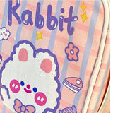 Large Capacity Cartoon Waterproof Leather Makeup Bag