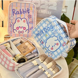 Large Capacity Cartoon Waterproof Leather Makeup Bag