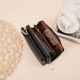 PU Leather Shoulder Bags for Women Large Capacity Crossbody Phone Purse