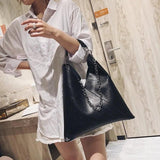 Large Capacity Shoulder Bags for Women High Leather Crossbody Bag
