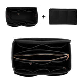 Felt Makeup Organizer Insert Bag for Handbag Travel Inner Purse Portable
