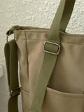 Canvas Messenger Bag Japanese Style Tote Bag