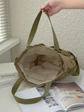 Canvas Messenger Bag Japanese Style Tote Bag