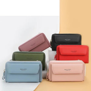Mini Crossbody Shoulder Bag for Women with High Cell Phone Pocket