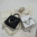 Chain Handbag Women's Crossbody Bag Small Square Bags