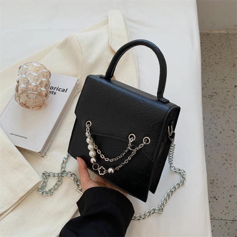 Chain Handbag Women's Crossbody Bag Small Square Bags