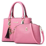 Women's Hand Bags Set - 2 Pieces Purse Handbags