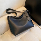 Vintage Women's Shoulder Bag Soft Pu All-match Large Capacity Commuting