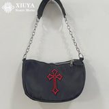 Xiuya Gothic Cross Hip Hop Shoulder Bag