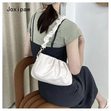 Pleated Handbag Crossbody Bag Large Capacity for Women