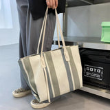 Canvas Shoulder Bags Large Capacity Tote Vintage Handbags Female