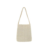 Large Capacity Shoulder Bags for Women Vintage Straw Bag Bucket Handbags