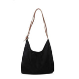 Casual Canvas Shoulder Bag Vintage Solid Tote Bags Female Large Capacity Handbag