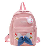 Kindergarten School Bag Bow Backpack Children Kids Boys Light Casual Bookbag