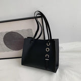 Shoulder Bags Women Large Capacity PU Leather Handbag Retro Portable Casual Tote
