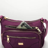Nylon Crossbody Bag Waterproof Multi-layer Shoulder Bag