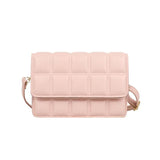 Grid Red Envelope Bag Female Tidal Shoulder Plaid Sling Mini Flap Bag