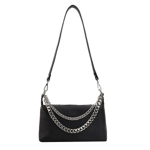 Chain Shoulder Bag Women Large Soft Pu Underarm Bag