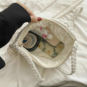 Straw Woven Cloud Bags For Women Summer Handbags Shoulder Bag