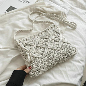 Straw Woven Cloud Bags For Women Summer Handbags Shoulder Bag