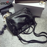 Waterproof Pu Leather Crossbody Bag Vintage Women Messenger Bag