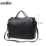 Waterproof Pu Leather Crossbody Bag Vintage Women Messenger Bag