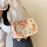 Summer Women's Shoulder Bag Floral Crossbody Handbag