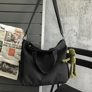 Waterproof Harajuku Couple Messenger Nylon Bag Students Large