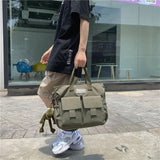 Waterproof Harajuku Couple Messenger Nylon Bag Students Large