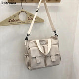 Waterproof Harajuku Couple Messenger Nylon Bag Students Large