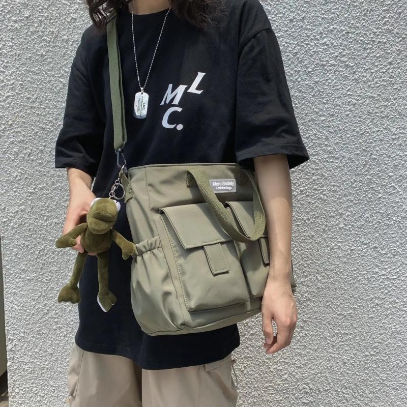 Waterproof Harajuku Couple Messenger Nylon Bag Students Large