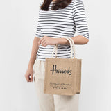 Vintage Shopper Handbag Eco Friendly Linen Women Tote Bag