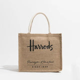 Vintage Shopper Handbag Eco Friendly Linen Women Tote Bag