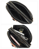 Women's PU Leather Crossbody Bag Multi-layer Handbag