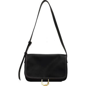 Women's Retro Casual Shoulder Bag Soft PU Flap