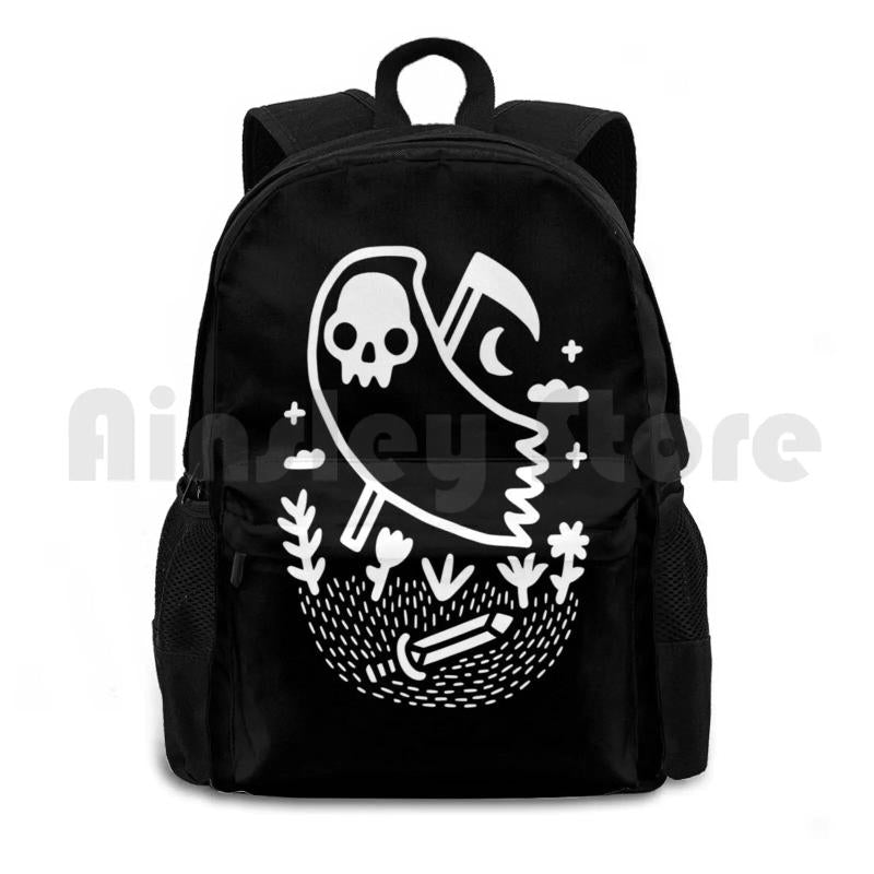 Grim Night Outdoor Hiking Backpack Death Skull Halloween