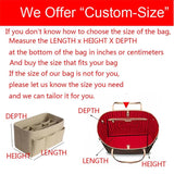 HHYUKIMI Felt Cosmetic Bag Handbag Organizer Insert Travel Inner Purse M...